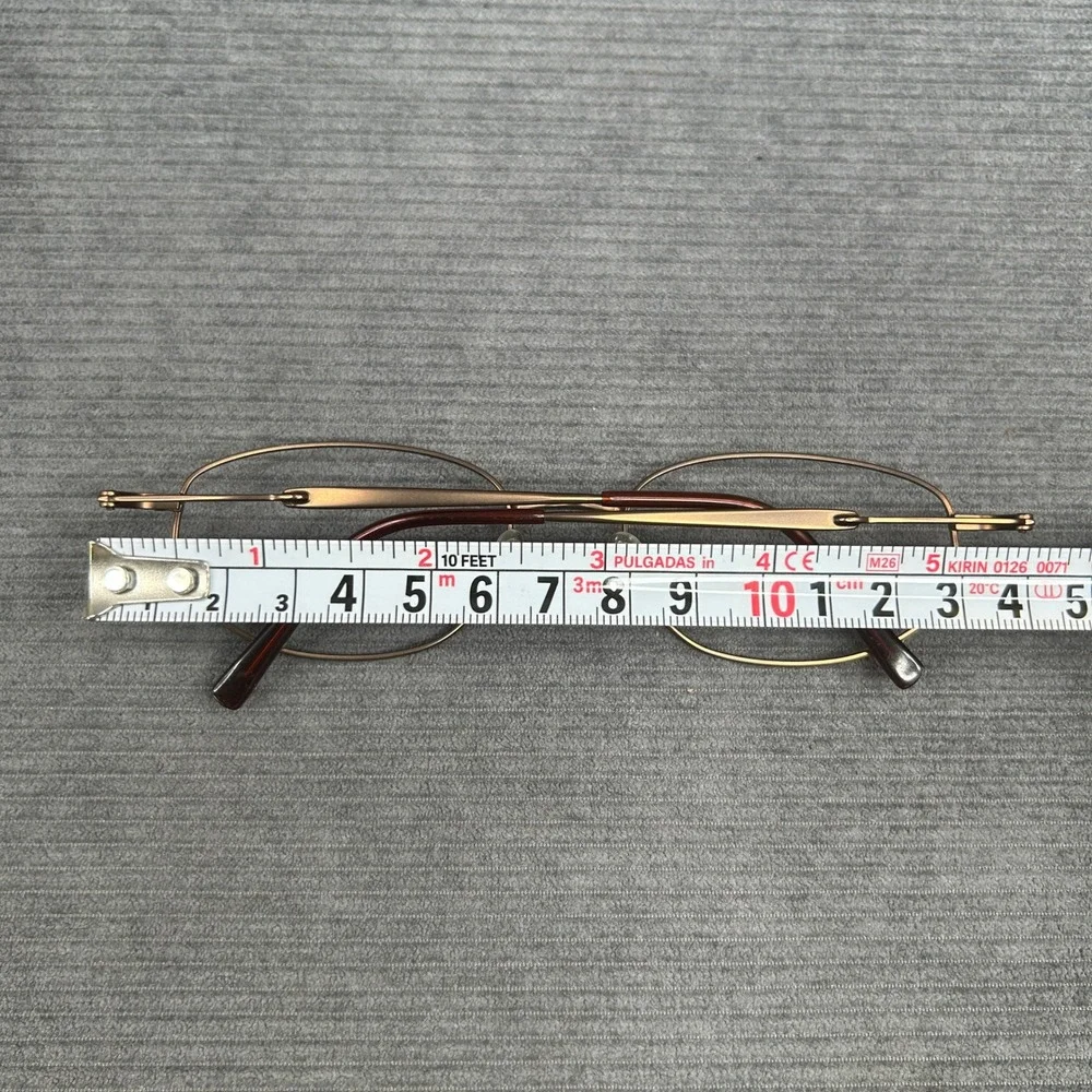 IM it Bronze Oval Metal Y2k Eyeglass Frames 54-19-140 C4 Korea